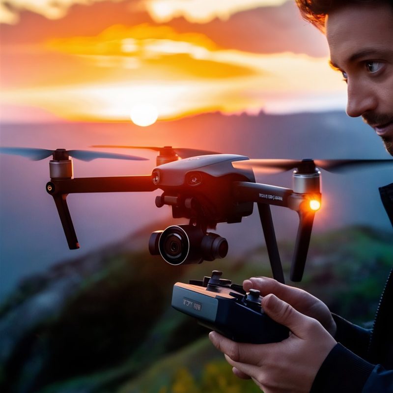 hombre-operando-un-avion-no-tripulado-con-pilotaje-de-aviones-no-tripulados-de-control-remoto-al-atardecer